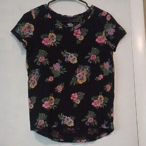 Old Navy Multicolor Floral Tee